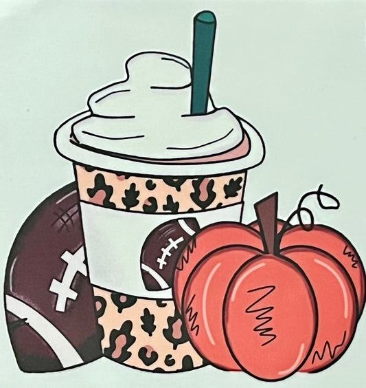 Football Coffee Pumpkin