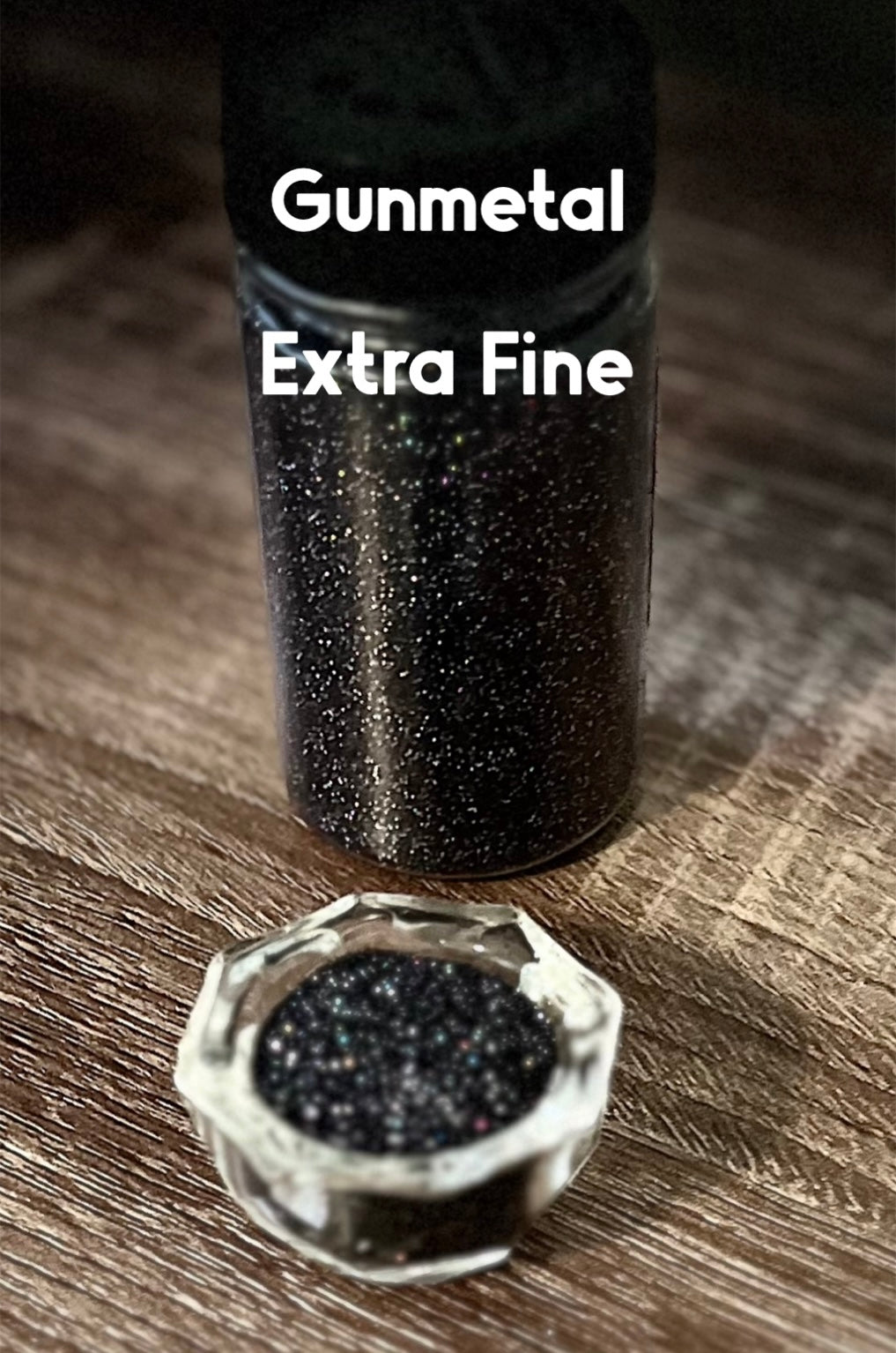 Fine Glitter - Gunmetal Extra Fine