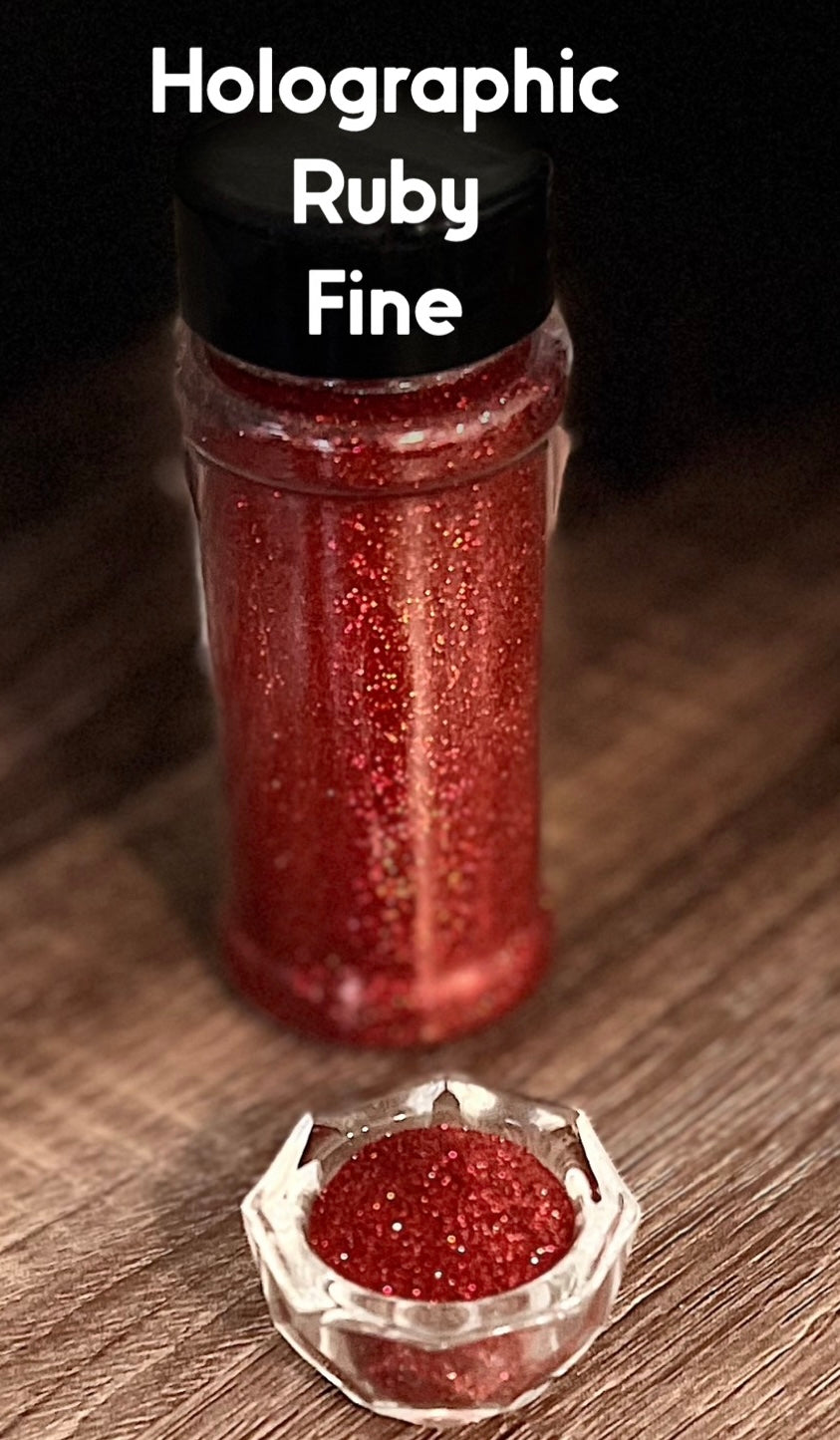 Fine Glitter - Holographic Ruby