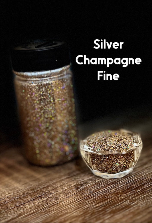 Fine Glitter - Silver Champagne