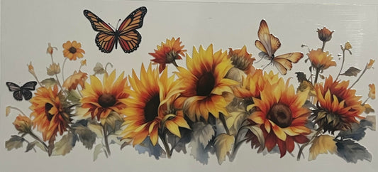 Sunflowers and Butterflies