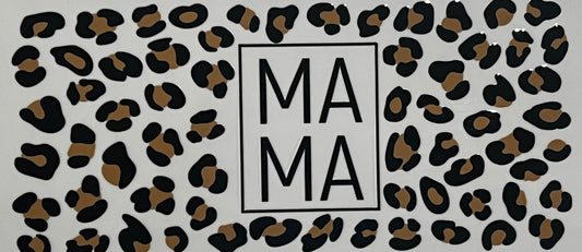 Mama with Cheetah Print